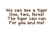 Tiger color font, a Font by Malena (Thumbnail 6 of 7)