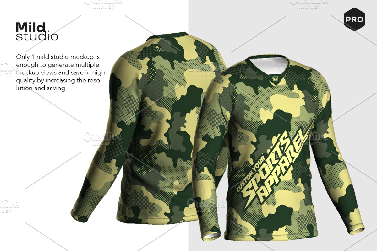 3D Trail Jersey Mockup, a Product Mockup by Mildstudio (Photo 5 of 6)