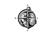 Nautical Anchor Compass Bundle, an Illustration by Creativeshirt (Thumbnail 23 of 31)