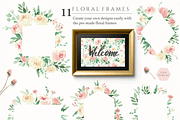 Blush Florals & Greenery Leaves, a Decorative Illustration by Momo Studio (Thumbnail 9 of 15)