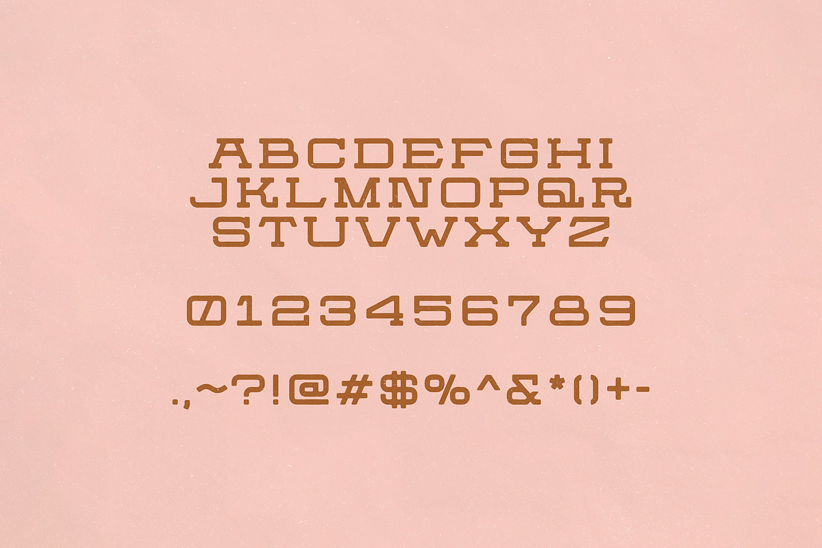 COULEE | Hand Drawn Slab Serif Font, a Font by Victory Garden Studio (Photo 2 of 2)