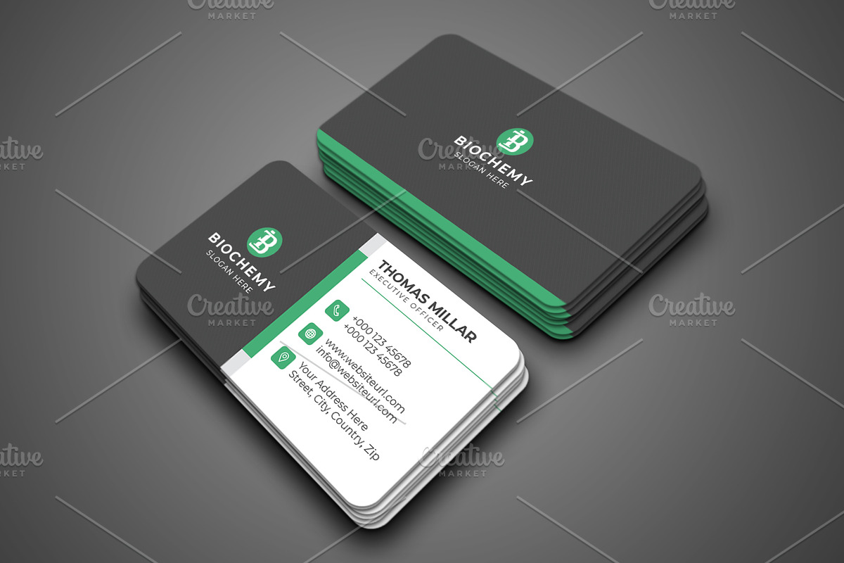 Corporate Business Card Template, a Business Card Template by saifulbranding (Photo 2 of 4)