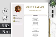 Resume Template with Photo, a Resume Template by Klamp Studio (Thumbnail 5 of 9)
