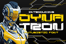 Dynatron Futuristic Font