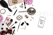 Beauty Styled Mockup Pink #17, an iPhone Mockup by MMStyledStock (Thumbnail 2 of 3)