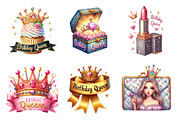 Birthday Queen Sublimation Quotes, an Illustration by SinaCreation (Thumbnail 4 of 5)