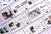 White Pink Sales Strategy Plan PPT, a Presentation Template by graphicook (Thumbnail 1 of 5)