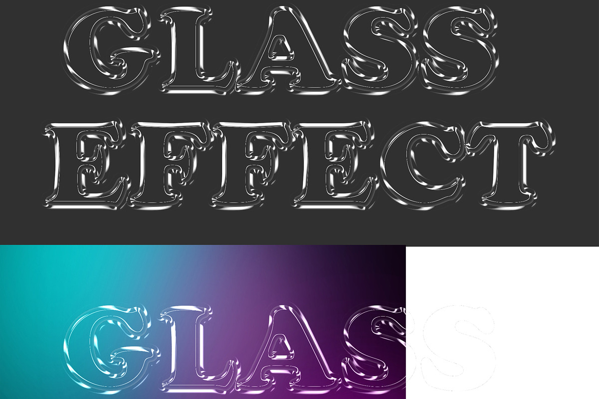 Glass Text Effect, a Layer Style Add-On by CreativeShaper (Photo 2 of 3)