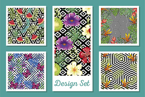 Set Designs Tropicals In Patterns