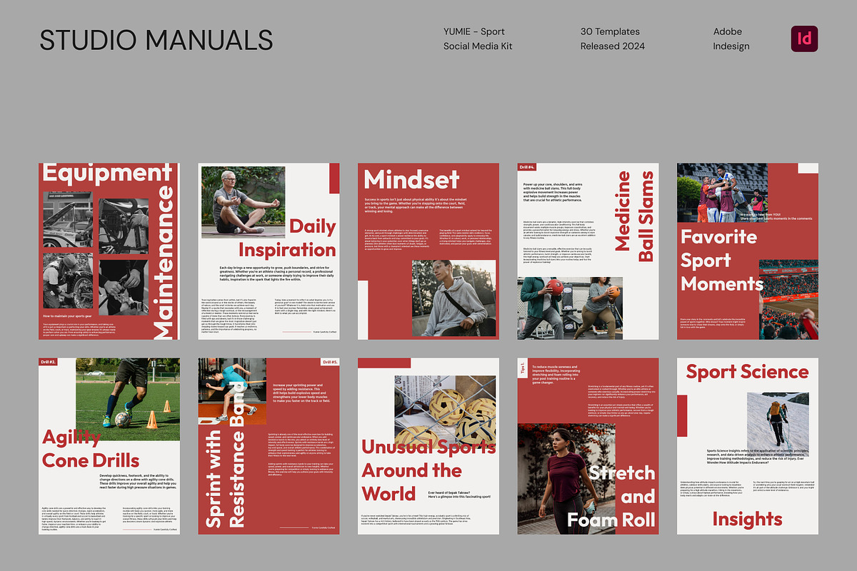 YUMIE - Sport Social Media Kit, a Social Media Template by Studio Manuals (Photo 5 of 8)
