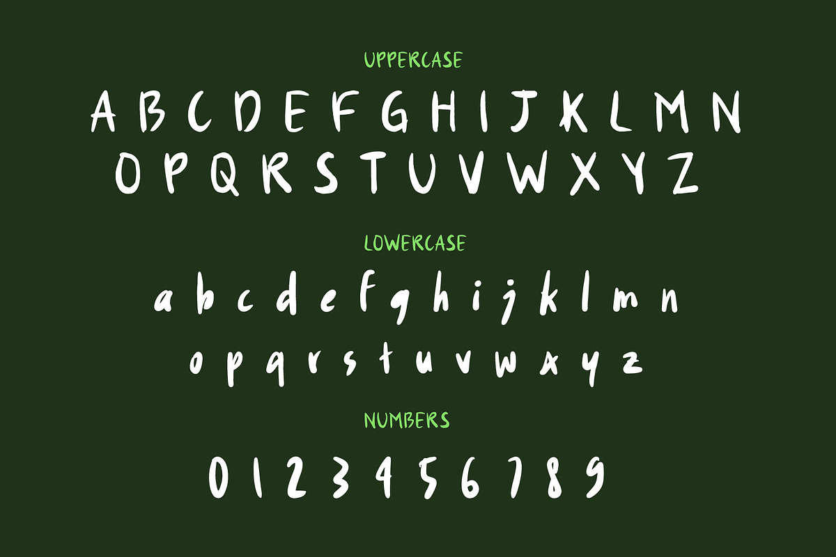Rainys -Cute Handwritten, a Handwritten Font by Lemon Studio Type (Photo 6 of 6)
