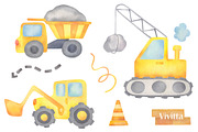 Construction vehicles, cars, boys, an Illustration by Vivitta (Thumbnail 3 of 5)