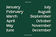 Urbanix Serif Font, a Serif Font by merakistd (Thumbnail 9 of 14)