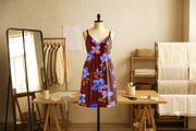 Watercolor Floral Pattern, a Pattern Graphic by MartinShop (Thumbnail 3 of 10)