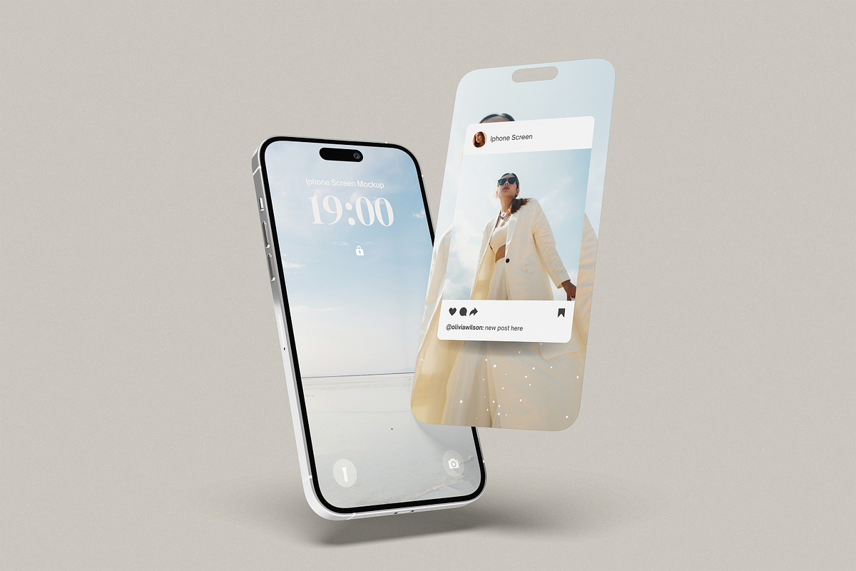 Iphone Screen Mockup, an iPhone Mockup by Twins_studio926 (Photo 1 of 5)
