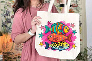 Colorful Tropical Fish PNG, Sea Life, an Illustration by Designking (Thumbnail 1 of 4)