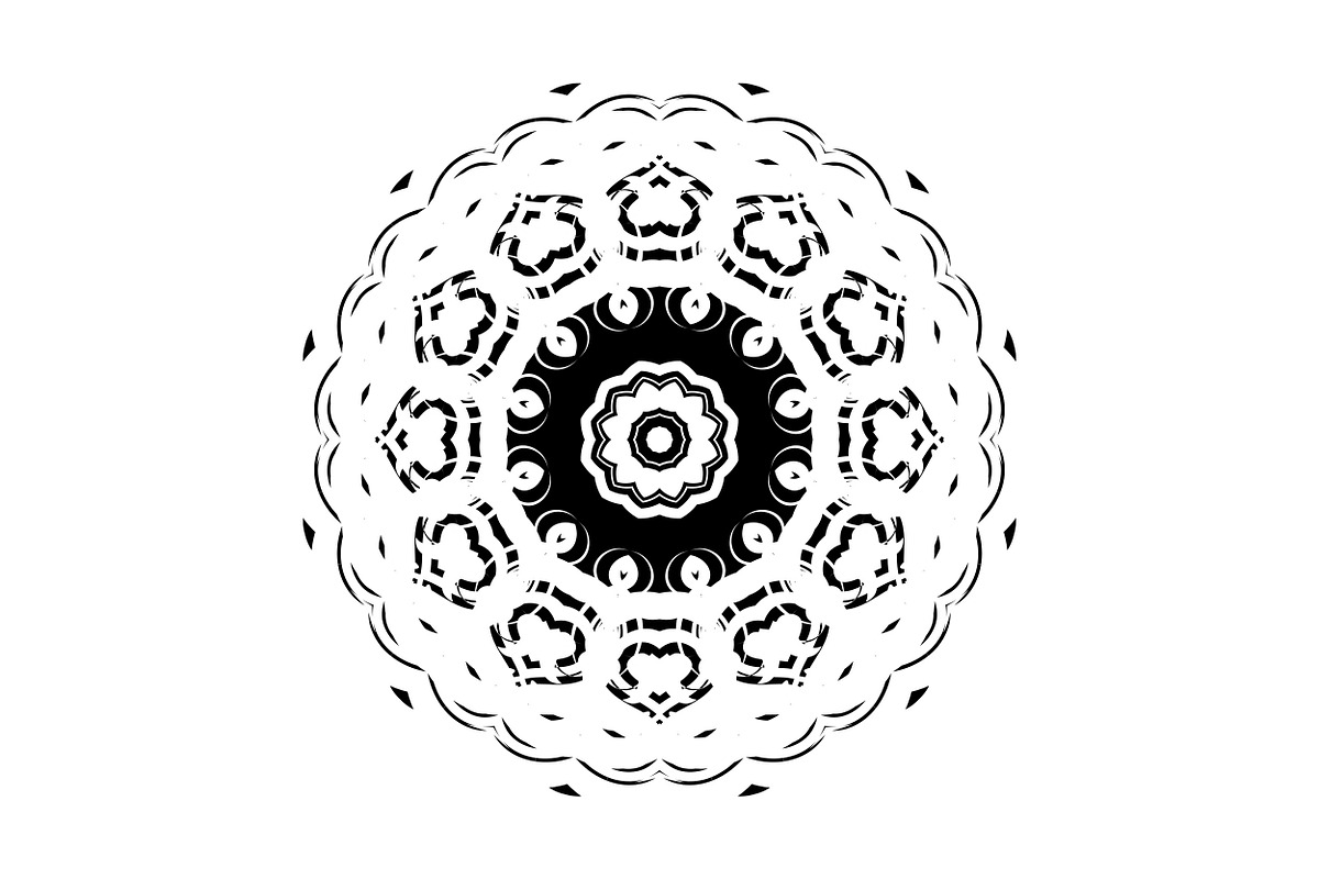 Elegant Mandala Line Art Collection, a Decorative Illustration by NJ Himel (Photo 63 of 101)