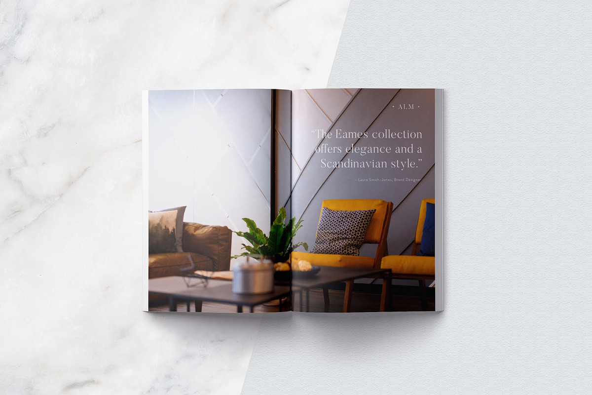 A La Mode Magazine/Brochure Template, a Brochure Template by Mindful Mapbooks Co. (Photo 3 of 12)