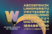 Ryde - sans serif color font, a Sans Serif Font by Pixnugget (Thumbnail 4 of 8)
