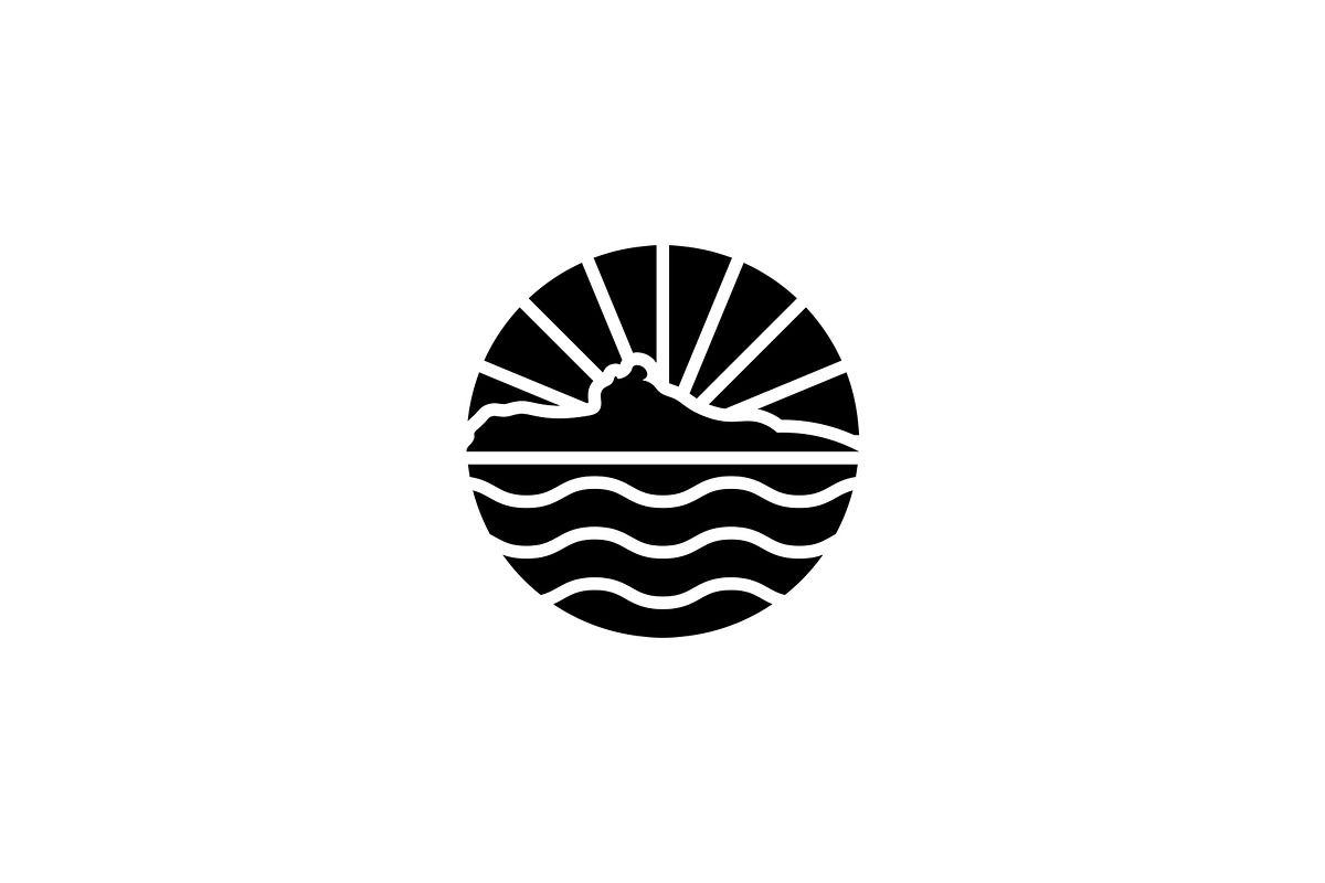 Tropical Island Sunset Logo, a Branding & Logo Template by Luxury Logos (Photo 3 of 4)