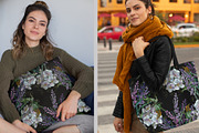 Lavender and summer white flowers, a Pattern Graphic by Matrioshka (Thumbnail 6 of 8)