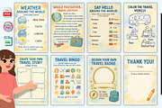 Travel Adventure Activity Book Kids, a Stationery Template by Designmela01 (Thumbnail 1 of 7)