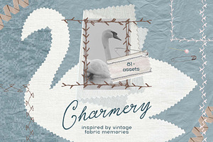 Charmery – Textile Nostalgia, an Object Graphic by DigARTbyHavroshka