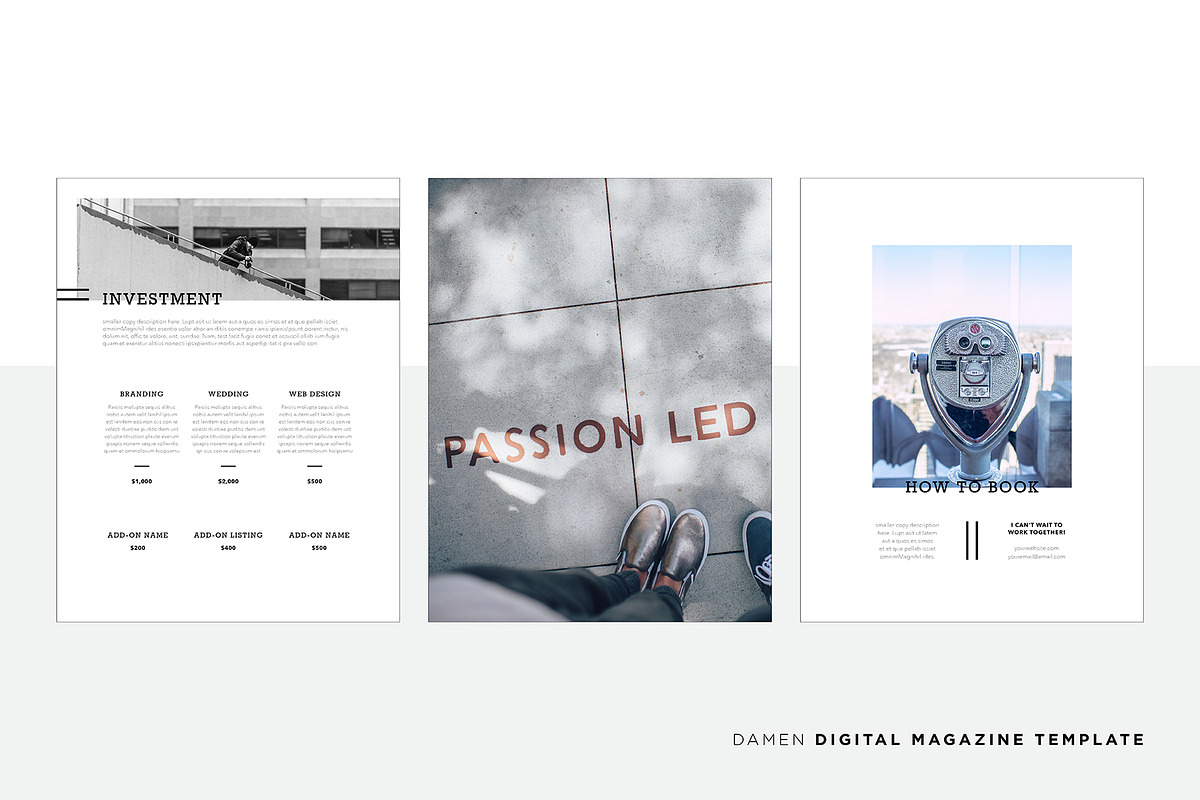 Damen Digital Magazine Template, a Magazine Template by Christie Evenson (Photo 6 of 9)