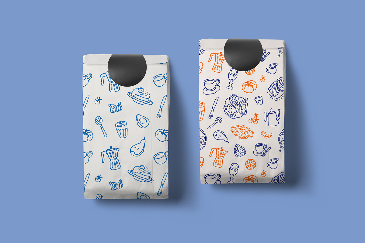 Breakfast food on seamless patterns, a Pattern Graphic by Good Studio (Photo 6 of 11)