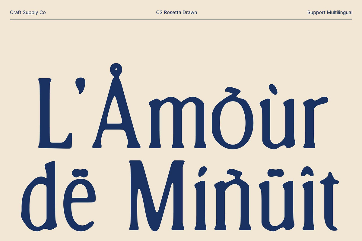 CS Rosetta Drawn, a Serif Font by Craft Supply Co. (Photo 5 of 8)