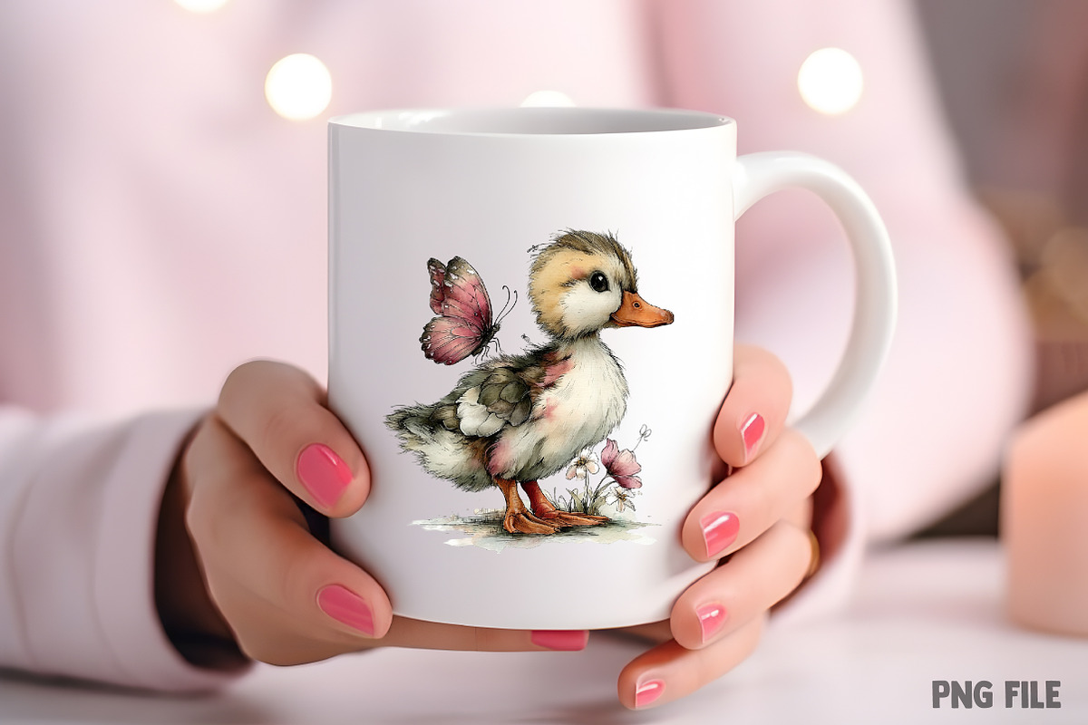 Whimsical Easter Duck Clipart Bundle, an Illustration by Craft Nest (Photo 8 of 11)