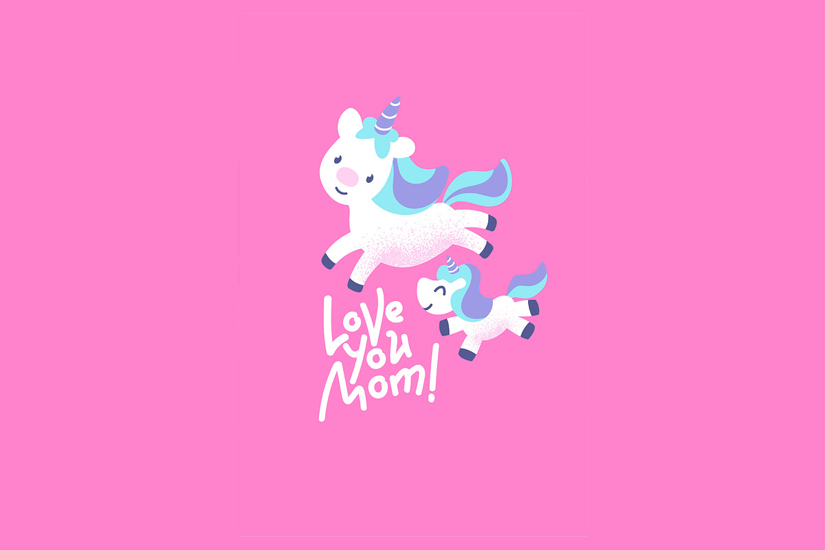 Cute Animal Mother's Day Cards, an Illustration by RabbitAndPencil (Photo 6 of 6)
