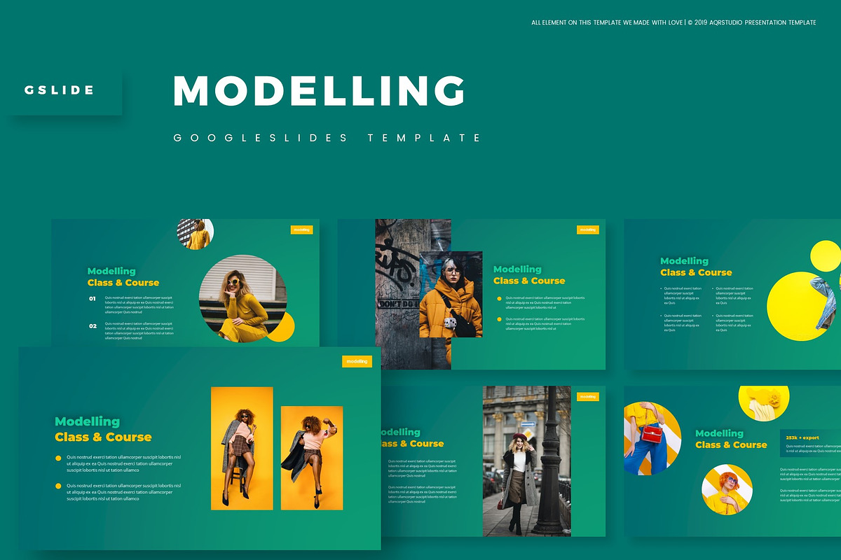 Modelling - Google Slides Template, a Presentation Template by AQR ...