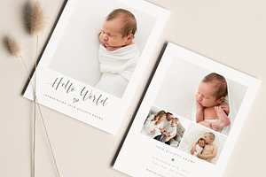 Newborn Announcement Template