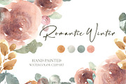 Romantic Winter - Watercolor Flowers, an Illustration by MariaScaroniAtelier (Thumbnail 2 of 8)
