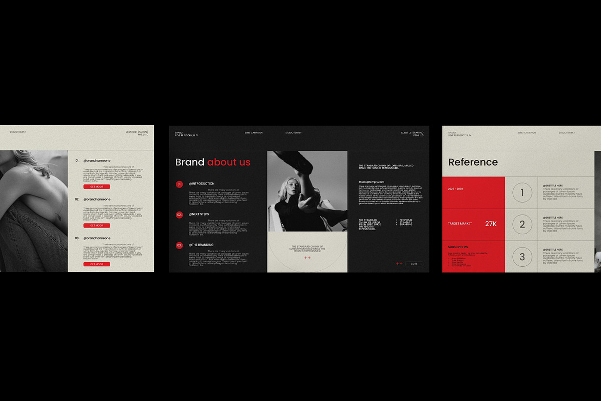 REVE | Brief Campaign Presentation, a Presentation Template by Studio Temply (Photo 5 of 12)