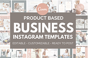 Business Instagram Canva Template, a Social Media Template by Social Assumptions (Thumbnail 1 of 7)