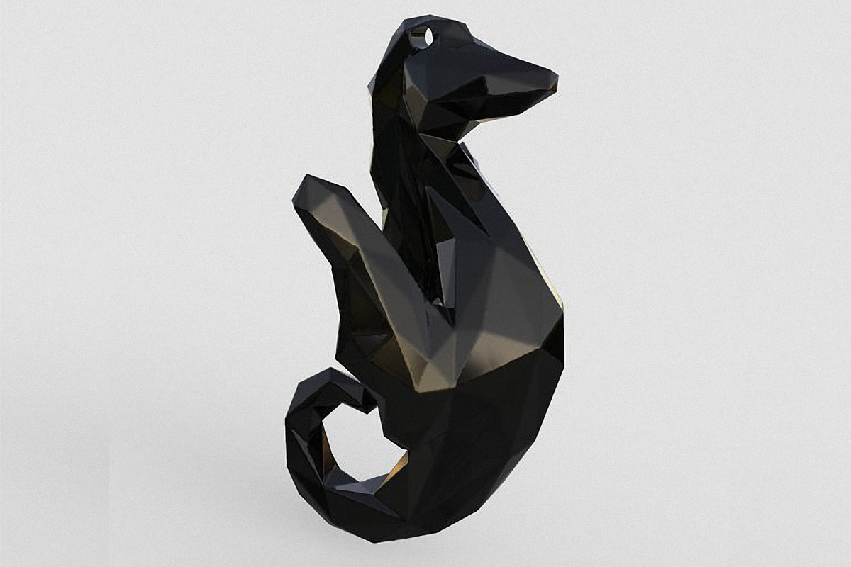 Sea Horse - Ocean Charm 3D Model, an Animal 3D Model by Kseniya-Omega (Photo 3 of 6)