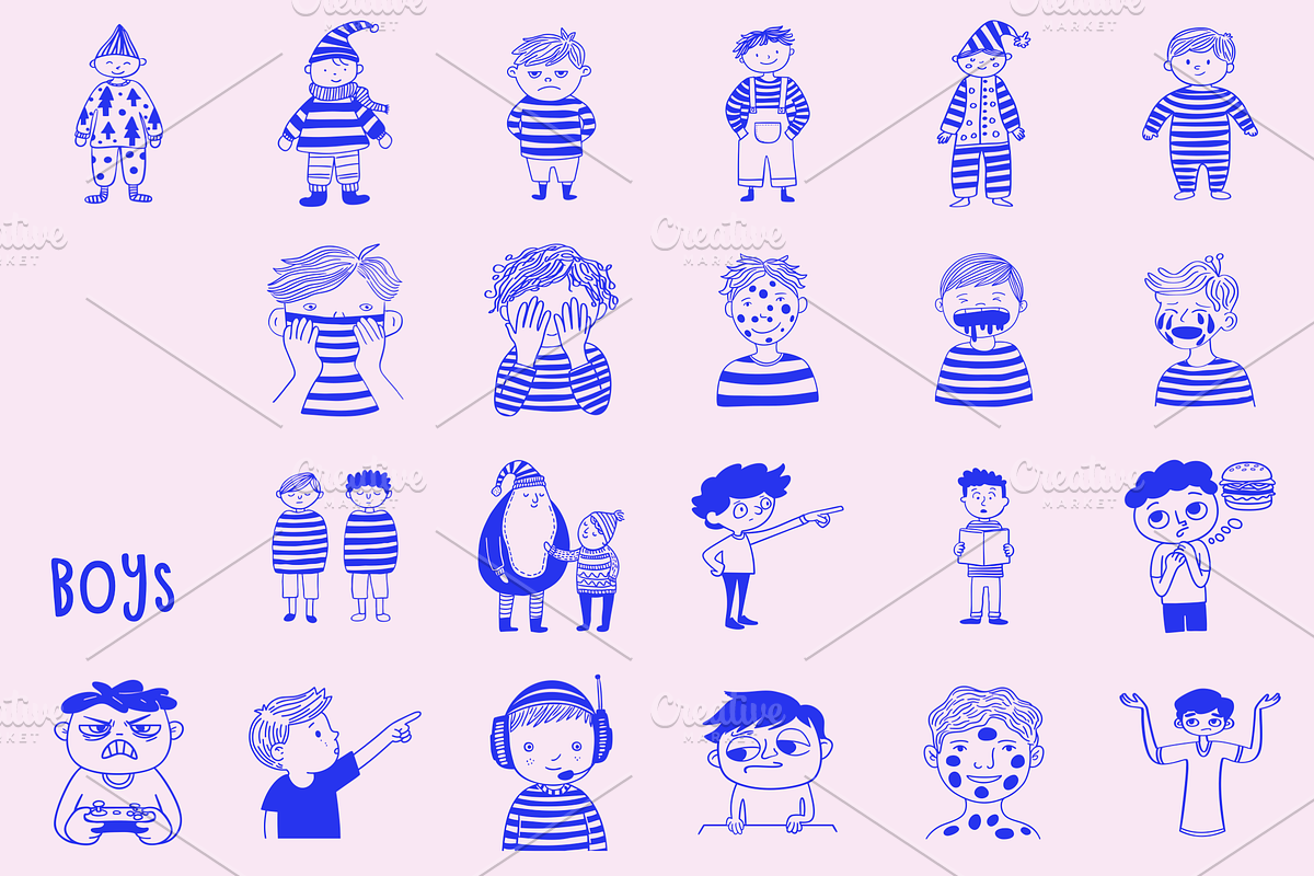 1001 Cute Doodles Bundle, an Object Illustration by Danil Polshin (Photo 9 of 65)