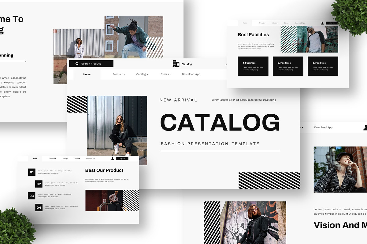 Catalog - Fashion Powerpoint, a Presentation Template by Deepslide Studio (Photo 4 of 6)
