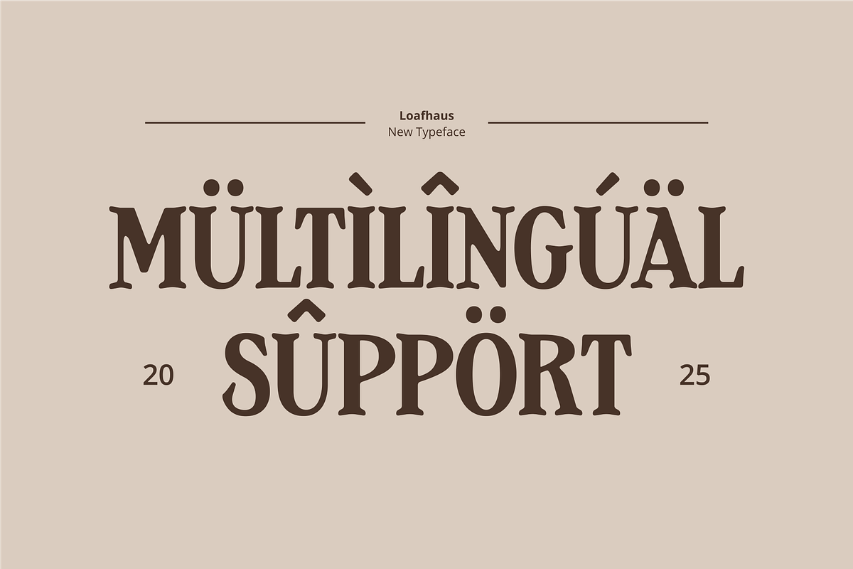 Loafhaus - Vintage Serif Display Fon, a Serif Font by Studio Moara (Photo 3 of 8)
