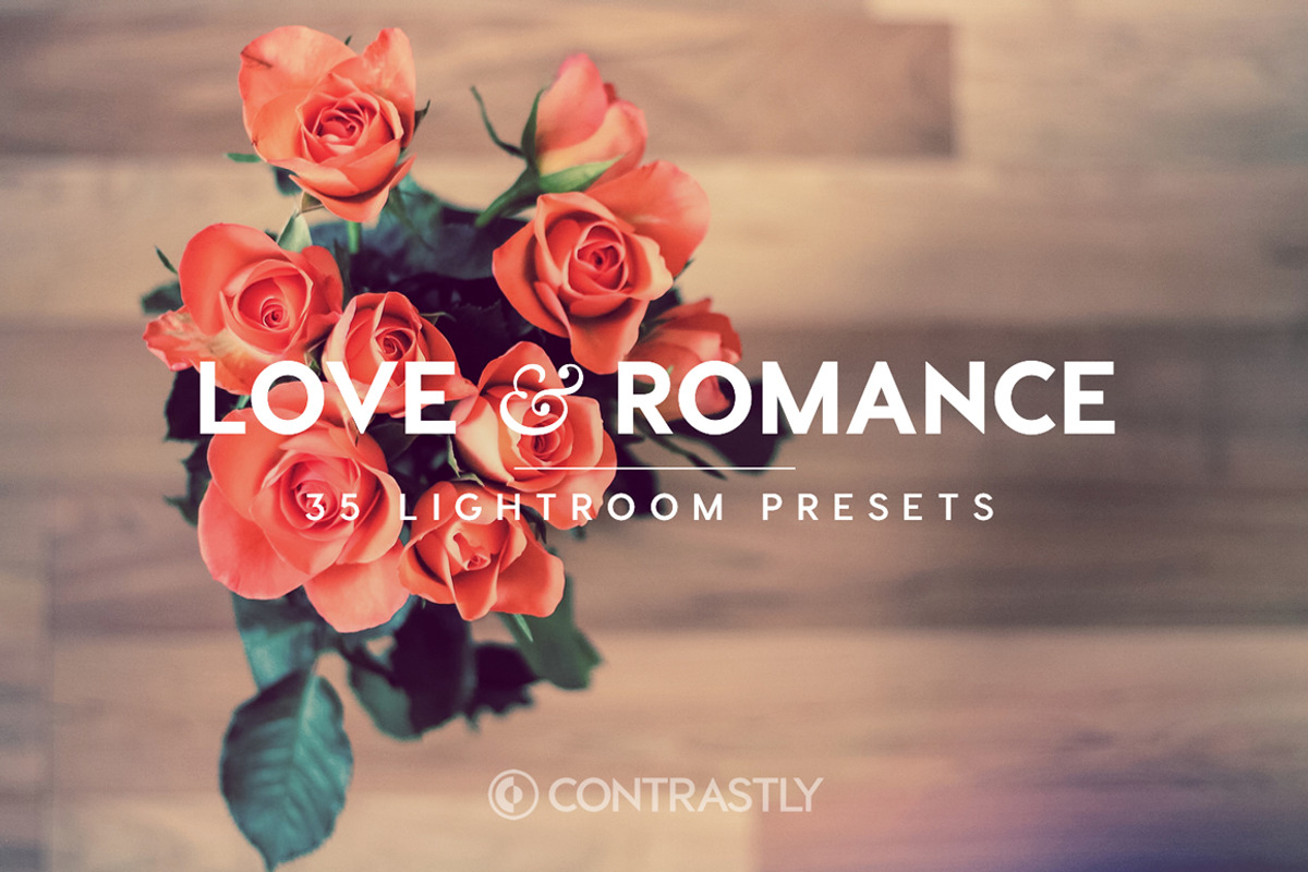 Love & Romance Lightroom Presets, an Action Add-On by Contrastly Shop (Photo 1 of 5)