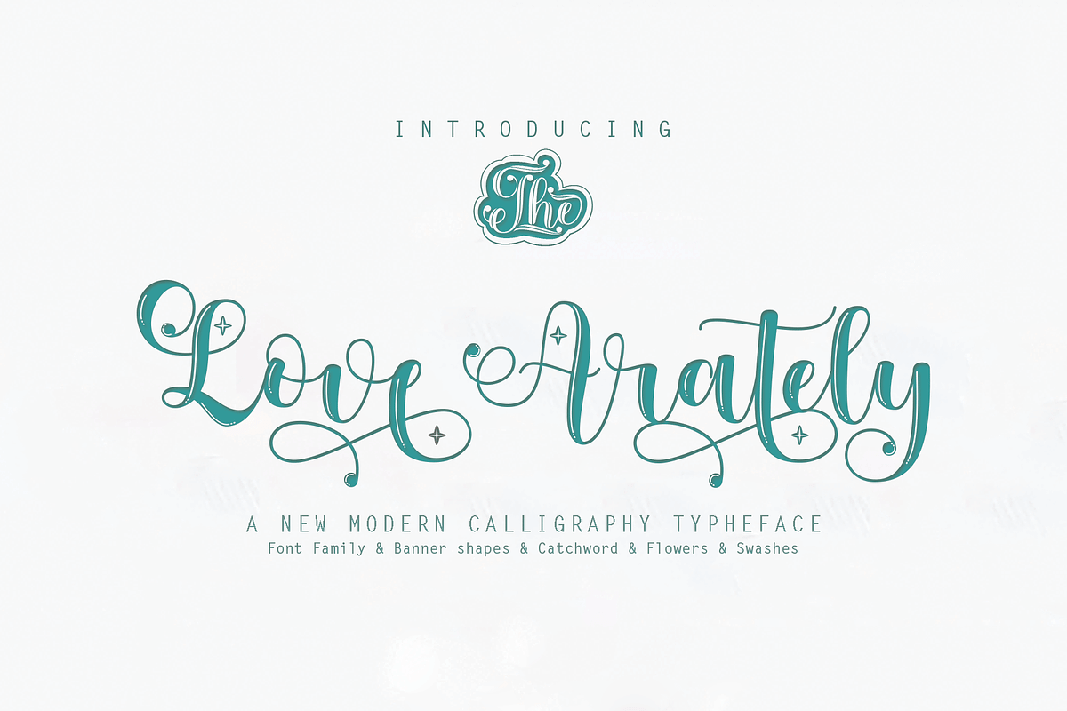 Love Arately, a Script Font by Deniz86 (Photo 1 of 11)