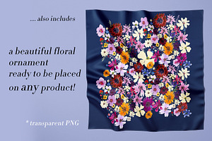 FLORAL Pattern Set - Blooming Field!