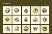 1500 Bird Logo Art Set, a Solid Icon by Creative Stall (Thumbnail 16 of 38)