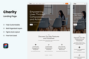 Charity - Landing Page Template, a Websites & App Template by RPWDS (Thumbnail 1 of 3)
