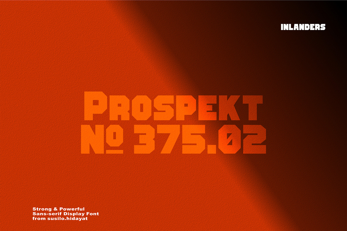 INLANDERS | BLOCK FONT | DISPLAY FONT preview 2