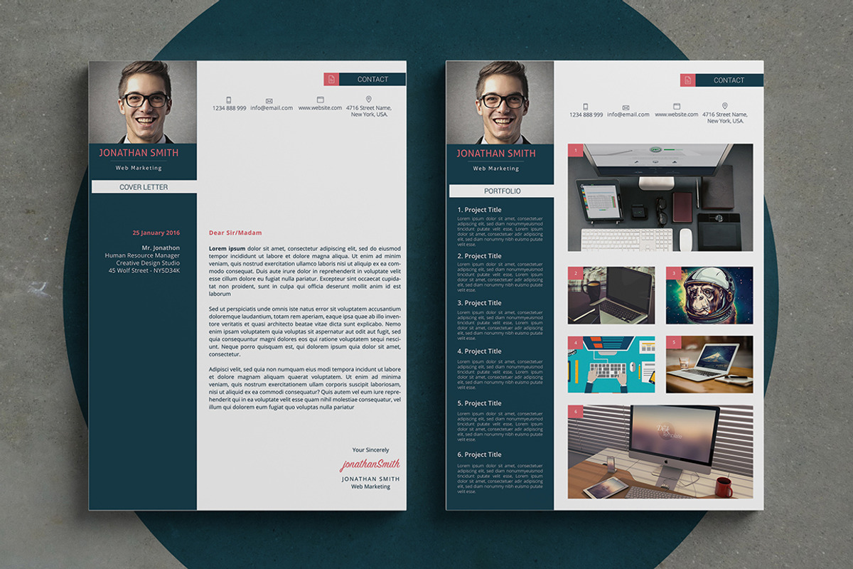 Elegant Word Resume, a Resume Template by BixBar (Photo 5 of 6)