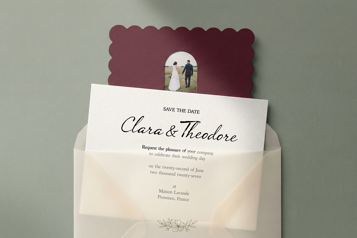 Papeterie Dupont Romantic Fonts, a Serif Font by elvinova (Photo 3 of 17)