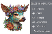 Whimsical Forest Animal Clipart, an Illustration by Pixels.Craft (Thumbnail 3 of 6)